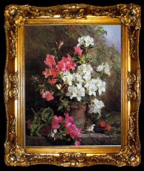framed  unknow artist Floral, beautiful classical still life of flowers 05, ta009-2